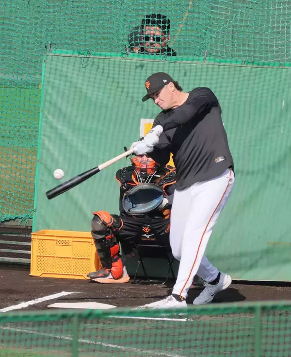 【巨人】新助っ人・ダルベックがパワー見せつけるも「出力はまだまだ出る」