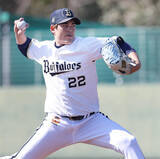 「【オリックス】九里亜蓮が開幕投手へアピール「いろんなことを自分の中で試しながら」紅白戦で２回１安打無失点　宮城＆曽谷のＷＢＣ出場で大役候補」の画像1