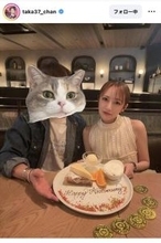 「超素敵」高橋みなみ、１５歳年上夫と夫婦ショット！７回目の結婚記念日をお祝い「これからも楽しく穏やかに」