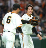 「【巨人】大勢が則本昂大の初勝利守り「前回勝ちを消してしまっているので」勝利の瞬間話していたこととは？」の画像1