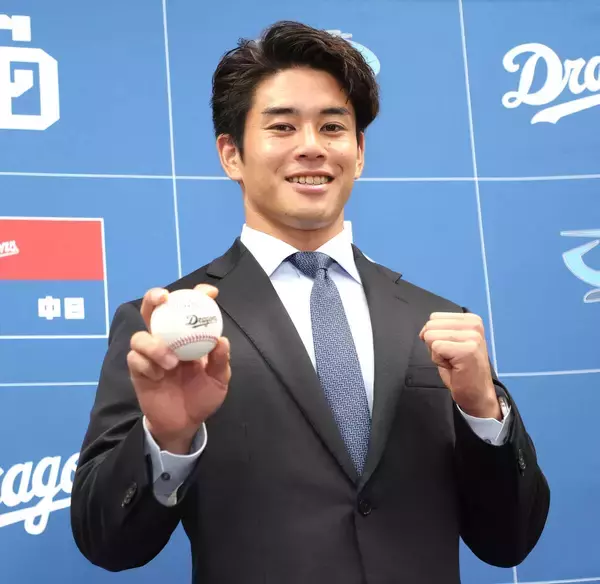 【中日】宮内春輝が入団会見「強みはストレート。ここで力を発揮できるように」育成同士のトレードは史上初