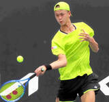 「【全豪テニス】全豪日本男子最年少勝利に挑む坂本怜　１回戦は２０日の５番コート第３試合　男子本戦」の画像1