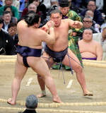 「豊昇龍、平戸海を圧倒　わずか２秒７　１敗でトップに並ぶも「気にしてない」」の画像1