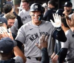 ジャッジ、村上宗隆らに並ぶメジャー最多の１１号ソロ　１８１・９キロ弾丸ライナーで　３４歳バースデー弾から２戦連発