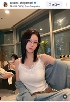 脱いだら「破壊力すげー」スタイル爆発！イメージ激変「誰？」重盛さと美に「惚れてまう」「３７歳と思えない」