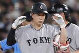 「【巨人】松本剛が約３か月ぶりに３番　先発マスクは甲斐拓也」の画像1
