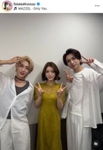 井手上漠、イケメンに挟まれた３ショット！「３人とも最高」「全てが美しい」と絶賛の声