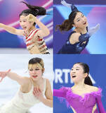 「【五輪】激戦の女子、フリーはミス許されぬ戦い　１位中井から３位リュウまで２・１２点差　技術点で逃げる中井か、演技構成点で追う坂本か…史上初の表彰台独占も」の画像1