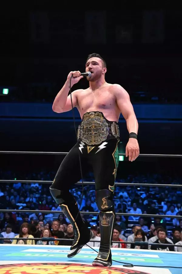 「２３歳７か月」カラム・ニューマン、辻陽太を破り「ＩＷＧＰヘビー」初奪取「史上最年少ＩＷＧＰヘビー級王者だ！」…４・４両国国技館