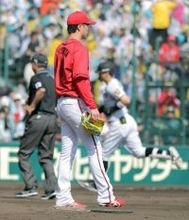【広島】森下暢仁「攻めきれずに終わってしまった」初回に２失点→５回３失点でリーグ最多タイ５敗目…５安打２四球で３盗塁許す　セ相手のビジターは１０連敗
