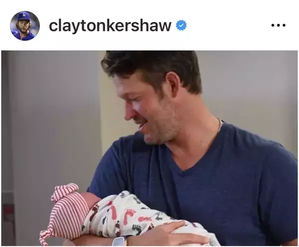 クレイトン・カーショーさん、第５子女児誕生を発表「彼女に夢中です」…ドジャース一筋１８年、今季限りで引退