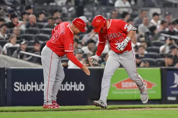 新旧キャプテン・アメリカ“共演弾”　トラウトが６回に同点３ラン→ジャッジが１試合２発の勝ち越しソロ　３度のＭＶＰ同士