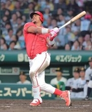 【広島】モンテロ、難敵左腕に強烈な一撃「一振りで捉えることができた」阪神・大竹耕太郎から先制５号ソロ　昨季も来日１号を含む２発を浴びせた相手