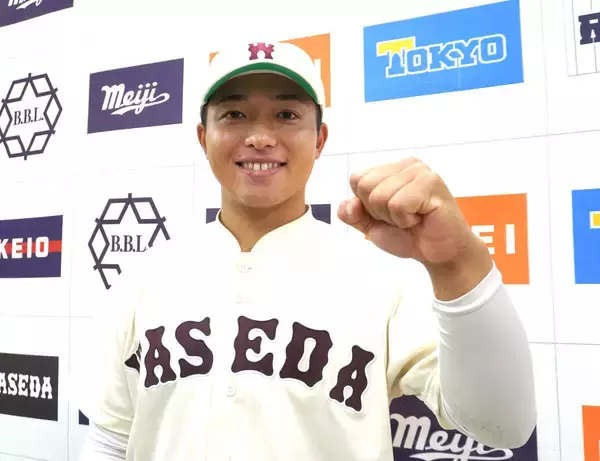 【大学野球】早大・香西一希、ヤクルト・石川の引退セレモニーに「涙、出ました」プロ志望届を提出「何が何でも行きたい」