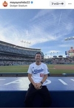 吉田麻也「Ｎｉｋａｉｄｏ」Ｔシャツでドジャース戦観戦！逆転勝ちに「勝利の神様」「麻也スマイルでホームラン」
