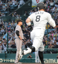 【巨人】田中将大が初回に今季初被弾　サトテルのアーチに驚きの表情　ボール球をバックスクリーン右に運ばれる