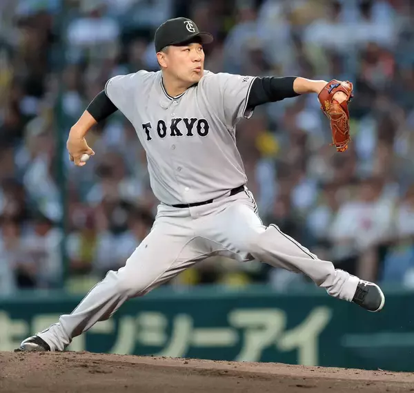 【巨人】田中将大が甲子園に戻ってきた　サトテル斬りで初回気迫のスタート　虎のマジック点灯阻止なるか