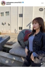 「ベストジーニストです」中川安奈アナ、スタイル抜群なデニム姿が「か、かっこいい…」ギャップにファンくぎ付け！