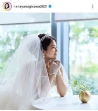 女優の柳沢なな　３９歳で結婚＆挙式をダブルで発表「一般の方と」美ぼう際立つウェィングドレス姿を公開