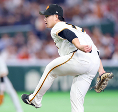 【巨人】井上温大　先制ソロ被弾も５回１失点力投中　捕手の岸田→大城交代アクシデントにも動じず