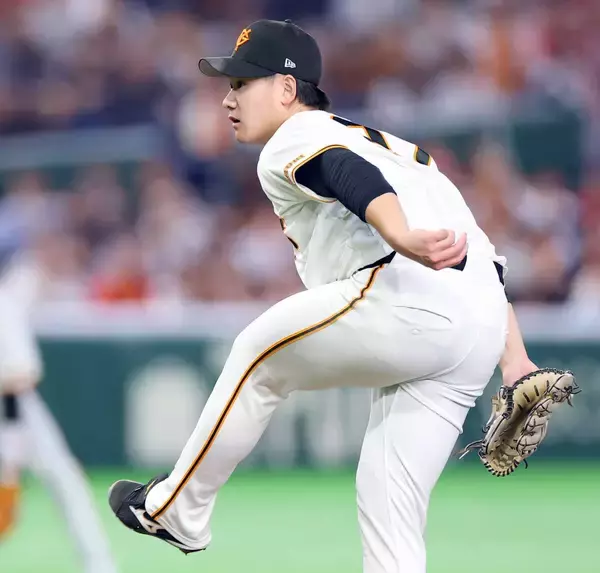 【巨人】井上温大　先制ソロ被弾も５回１失点力投中　捕手の岸田→大城交代アクシデントにも動じず