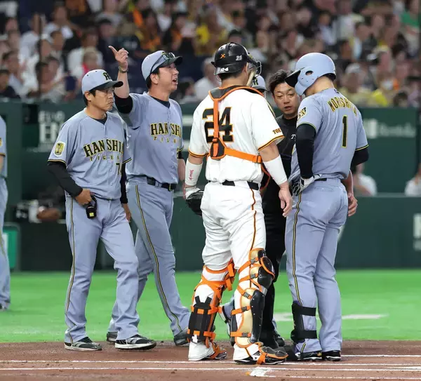 【阪神】藤川球児監督が激高　いら立ち隠せずキックも　森下翔太の２試合連続死球にベンチ飛び出す　場内は大ブーイング