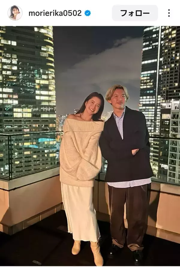 再婚した４３歳人気モデル「流産を経験し…」悲しみの１年間を回顧「泣いてばかり」イケメン夫と２ショットの森絵里香