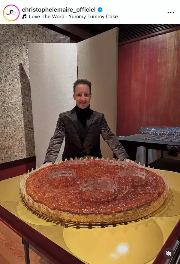 「私は食べきれなかった」″王様ケーキ”と映ったルメール騎手の投稿が反響「景気がイイですね」「超特大」