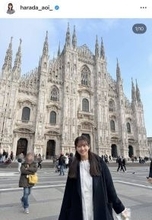 「葵ちゃんロス」元櫻坂４６のフジ・原田葵アナ、日本を離れてミラノ大満喫！「めちゃ可愛すぎ」「朝から癒されます」