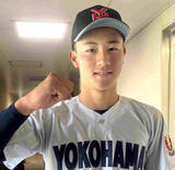 「【高校野球】横浜のスーパー１年生、衝撃の５打点デビュー　Ｕ１５日本代表の二刀流・畠山颯志がマルチ安打…監督も期待大“奥村頼人２世”」の画像1