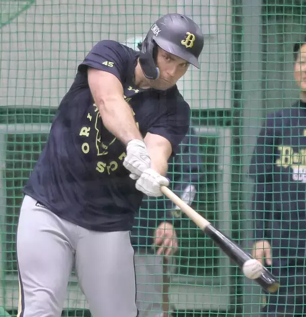 【オリックス】球団新の京セラＤ９連勝へ　シーモアが打つ「だいぶ自信を持って振れるように」４・２４から日本ハム３連戦