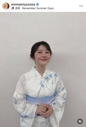 「や、やられた...」宮澤エマ、浴衣姿にファンくぎ付け！「目の保養」「国宝級の浴衣美人」と絶賛の声