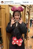「「可愛すぎる世界にきゅん」谷まりあ、ディズニー満喫ショットに「世界一可愛い」「まりあにキュン」「カチューシャ最高」」の画像1