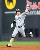 「【ロッテ】寺地隆成が７回に右翼席へライナーで飛び込む今季初アーチ　「しっかり捉えることができた」」の画像1