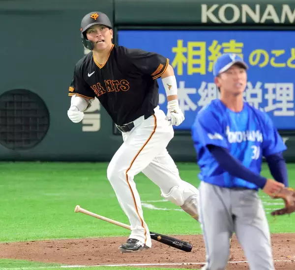 【巨人】止まらん４連打！大城卓三が左翼フェンス直撃の適時二塁打　キャベッジは同点打で６戦連続安打