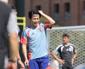 【Ｗ杯】上田綺世は風格漂わせ「順調に万全の準備でここまで来られた。初戦に向かう上で、すごく良いチーム作りができている」