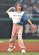 【日本ハム】３児の母・鈴木亜美がファーストピッチに登場「長男と次男が少年野球のチームに…」