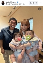 双子出産の中川翔子、大物タレントと対面「家宝です」双子＆三つ子タレントとのショットも披露「ミラクル」