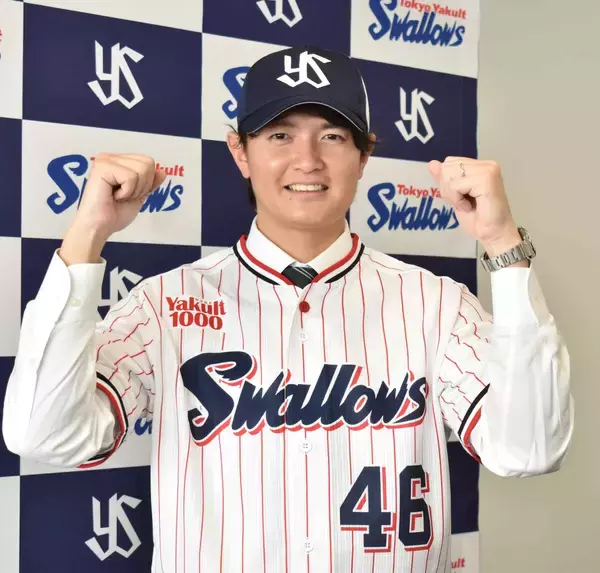 【ヤクルト】現役ドラフトで広島から加入の大道温貴が会見「神宮のマウンドがすごく好き」プロ５年間で神宮での被弾は０