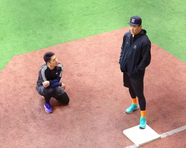 巨人・則本昂大が宮崎キャンプからフル回転宣言「極力継続してブルペン」移籍後初の田中将大と２ショット実現