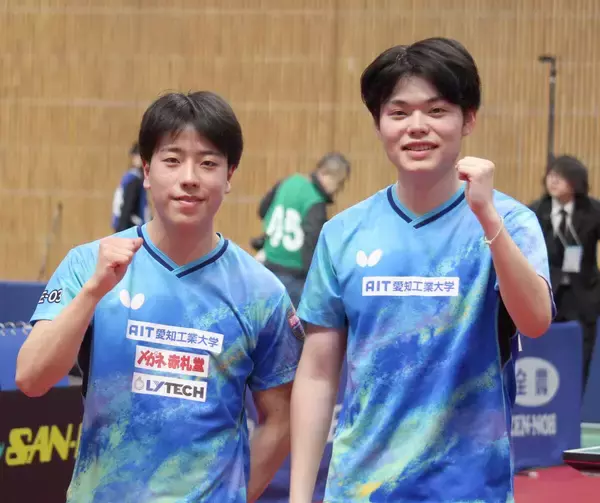 【卓球全日本】男子ダブルスは篠塚大登、谷垣佑真組が初Ｖ　「切磋琢磨できたから強くなれた」中高大の同期コンビが１０年間の集大成