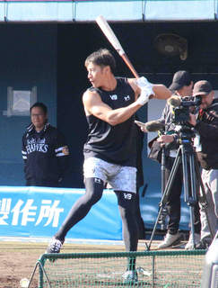 【ソフトバンク】柳田悠岐、山川穂高、今宮健太のＳ組トリオがそろって紅白戦に初出場　元気いっぱい居残り特打も