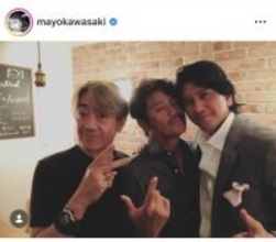 「一生の付き合いになるだろう」６２歳・川﨑麻世、近藤真彦ら豪華メンバー集合ショット「最高」「男の友情」「素敵なメンツ」