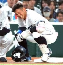 【西武】桑原将志は「左ふくらはぎの肉離れ」　球団発表　実戦復帰まで約１か月の見込み