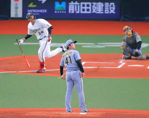 【阪神】村上頌樹がまさか…初回に２者連続被弾…西川龍馬に右翼席上段＆紅林弘太郎に左翼席へ