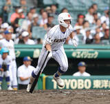 「【甲子園】 憧れ「大谷翔平ルール」で躍動した健大高崎の背番号３・佐藤麻恩　６回０封＆決勝打と攻守で躍動」の画像1