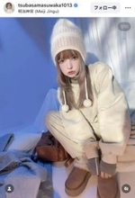 益若つばさ、深夜３時に前髪カット！「重め落ち着く」ぱっつん姿に「センス良き」「見てて楽しい」の声