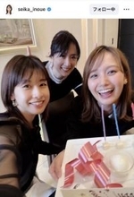 「写真を見返してニヤニヤ」フジ・井上清華アナ、歴代エースアナとの豪華スリーショット公開！