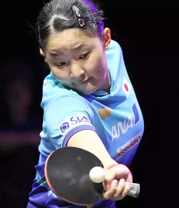 【卓球】張本美和が４強入り　クロミのヘアピン紛失も、ハローキティで勝利「最終日まで残れたのはうれしい」準決勝は中国勢と激突
