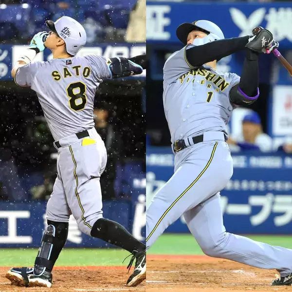 【阪神】森下翔太＆佐藤輝明が同一チームでは初の最速３０号同時到達「目標は達成するためにつくっている」「お互い刺激し合えている」日本一１９８５年以来の複数選手の大台到達